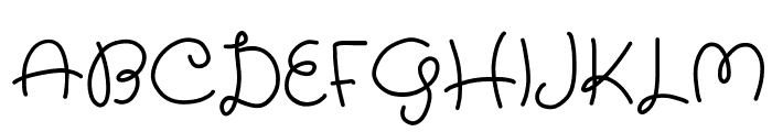 Garfield Font UPPERCASE