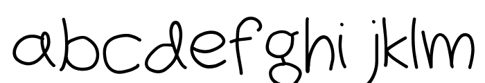 Garfield Font LOWERCASE