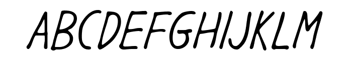 GargleCdRg-Italic Font UPPERCASE