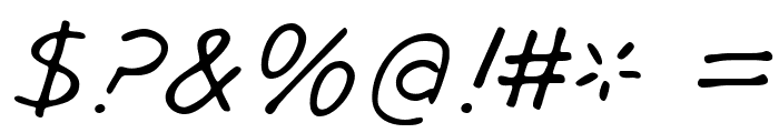 GargleExRg-Italic Font OTHER CHARS
