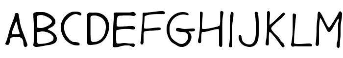 GargleRg-Regular Font UPPERCASE