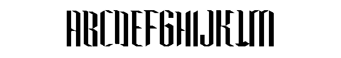 Gargouille Font UPPERCASE