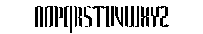 Gargouille Font UPPERCASE