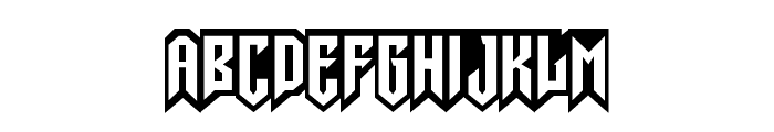 Gargoyles Normal Font LOWERCASE