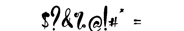 Garlando Font OTHER CHARS