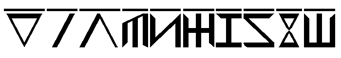 Garmillas Glyphtolite Regular Font OTHER CHARS