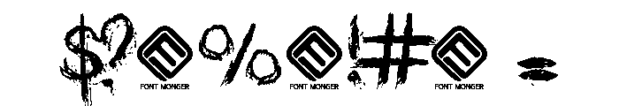 Garroting Font OTHER CHARS