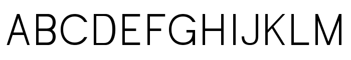 Garute Light Font UPPERCASE