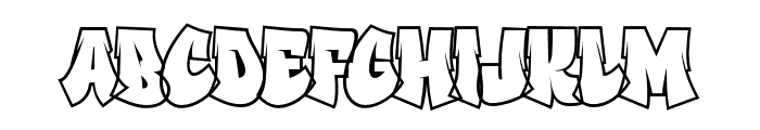 Gastar Graffiti Outline FONT