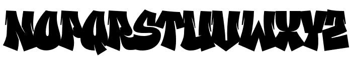 Gastar Graffiti Regular Font UPPERCASE