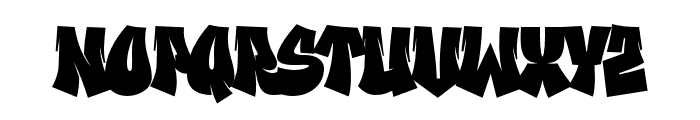 Gastar Graffiti Regular Font LOWERCASE