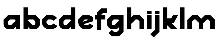 Gasted Regpersonal Font LOWERCASE