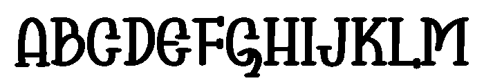 Gastlliant Font UPPERCASE