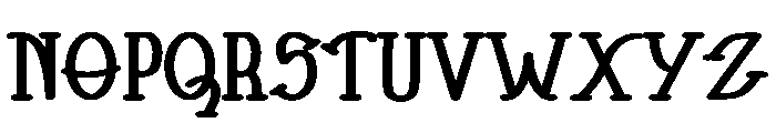 Gastlliant Font UPPERCASE
