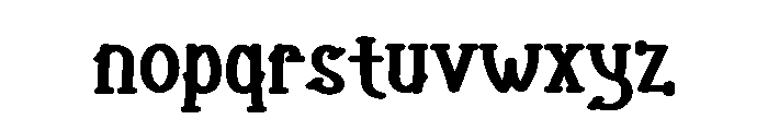 Gastlliant Font LOWERCASE