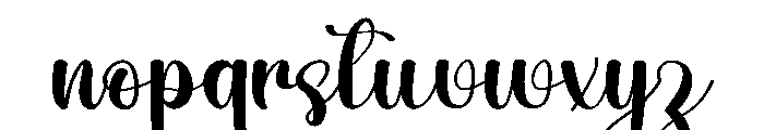 Gate Away Font LOWERCASE