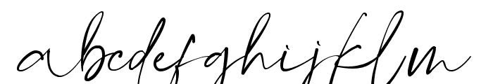 Gatha Script Font LOWERCASE