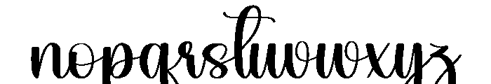 Gathering Font LOWERCASE