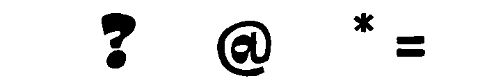 Gatok Regular Font OTHER CHARS