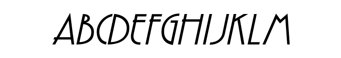 GatsbyFLF-BoldItalic Font UPPERCASE