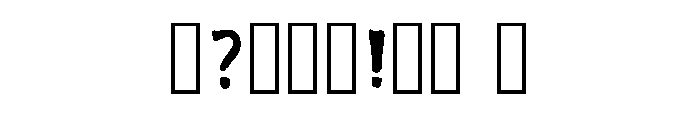 Gauchiasse Regular Font OTHER CHARS