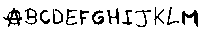 Gauchiasse Regular Font UPPERCASE