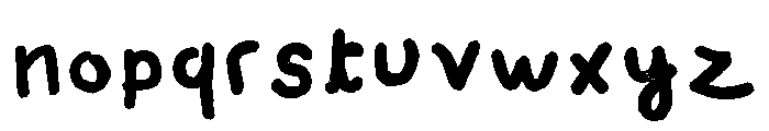 Gauchiasse Regular Font LOWERCASE
