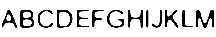 Gaussian-Blur Font UPPERCASE
