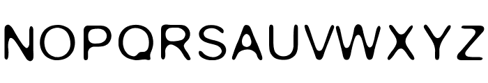 Gaussian-Blur Font UPPERCASE