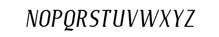 Gawaa Italic Font UPPERCASE