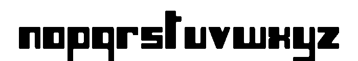 Gaz Font LOWERCASE