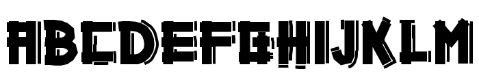 Gazoline Font UPPERCASE