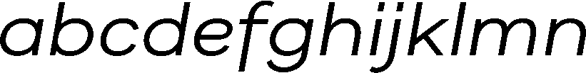 Gabriel Sans Normal Italic Sample
