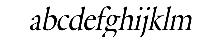 Galant Condensed Italic Font LOWERCASE