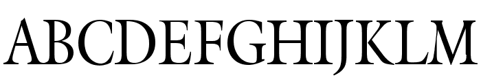 Galant Condensed Normal Font UPPERCASE
