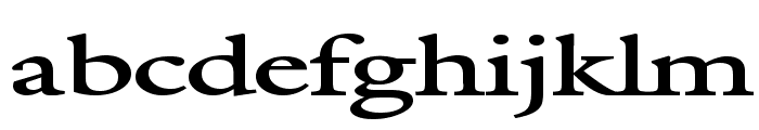 Galant Extended Bold Font LOWERCASE