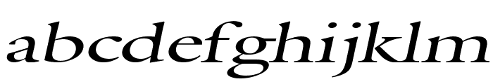 Galant Extended Italic Font LOWERCASE