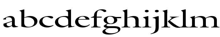 Galant Extended Normal Font LOWERCASE