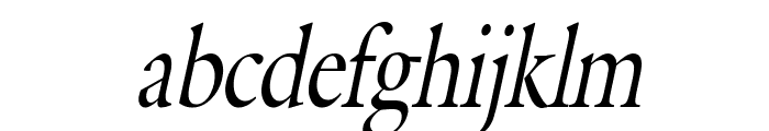 Galant Thin Italic Font LOWERCASE