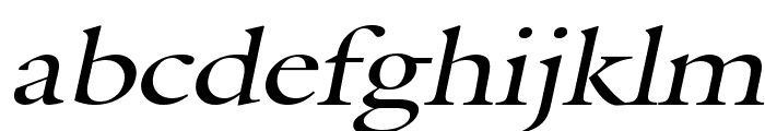 Galant Wide Italic Font LOWERCASE