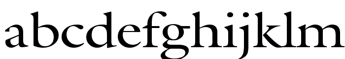 Galant Wide Normal Font LOWERCASE