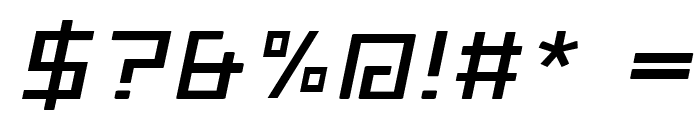 Galavia-BoldItalic Font OTHER CHARS