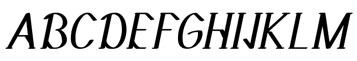 Galavin-BoldItalic Font UPPERCASE