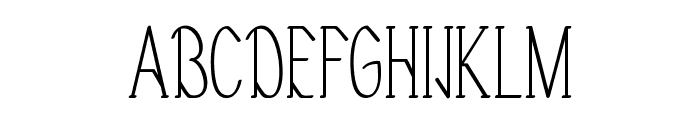 Galavin-CondensedRegular Font UPPERCASE