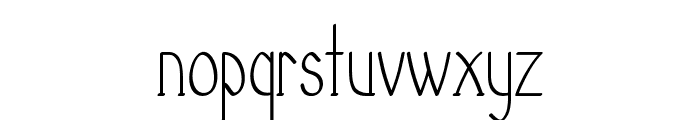 Galavin-CondensedRegular Font LOWERCASE