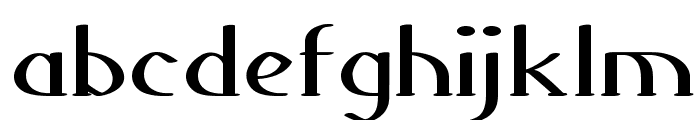 Galavin-ExpandedBold Font LOWERCASE