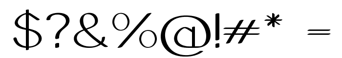 Galavin-ExpandedRegular Font OTHER CHARS