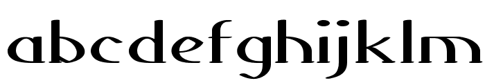 Galavin-ExtraexpandedBold Font LOWERCASE