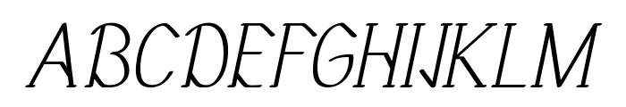 Galavin-Italic Font UPPERCASE