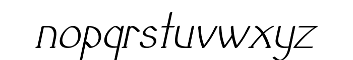 Galavin-Italic Font LOWERCASE